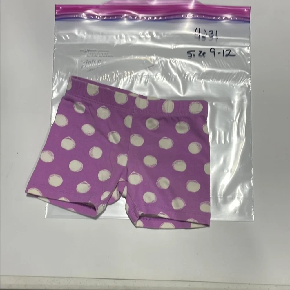 Children’s Place Purple Polka Dot‎ Kids Shorts girls cotton 4231